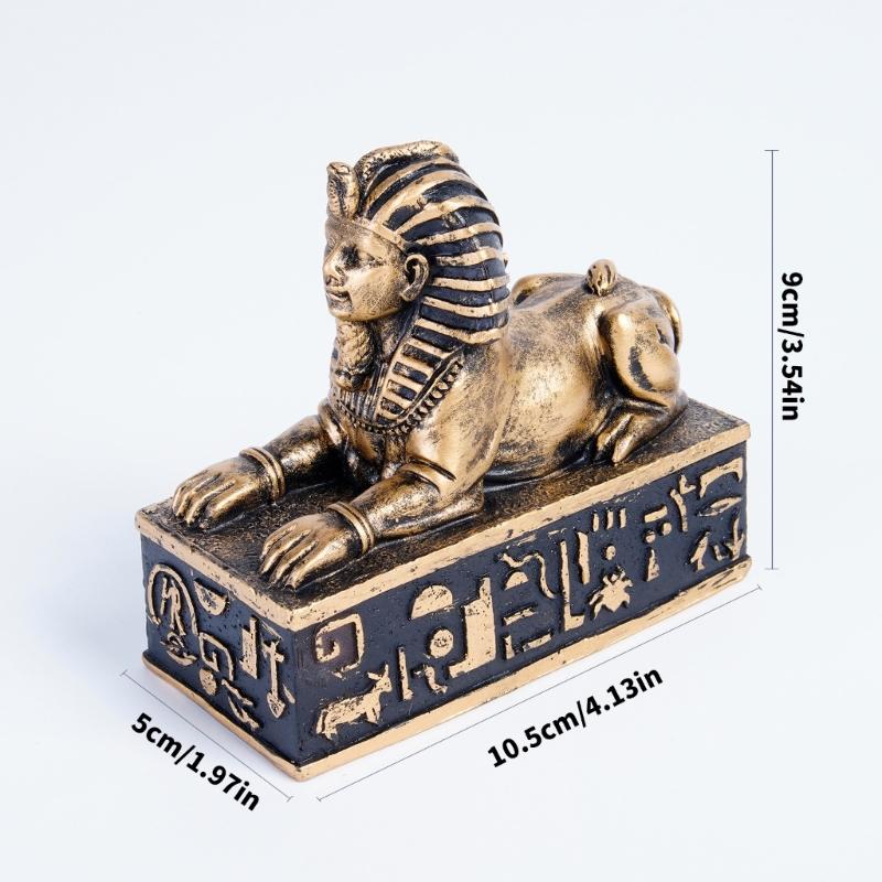 Egyptians Styles Sphinx Statue Figurines Resin Sphinx Figurines Decorative Objects Table Centerpieces for Home Decorations