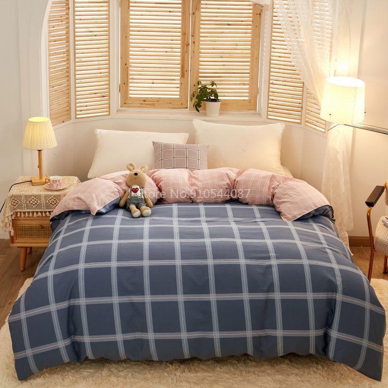 Love Pattern Cotton Duvet Cover Spring Autumn Quilt Cover Single Double Twin Full Queen King Comforter Blanket Case Textile 1pc