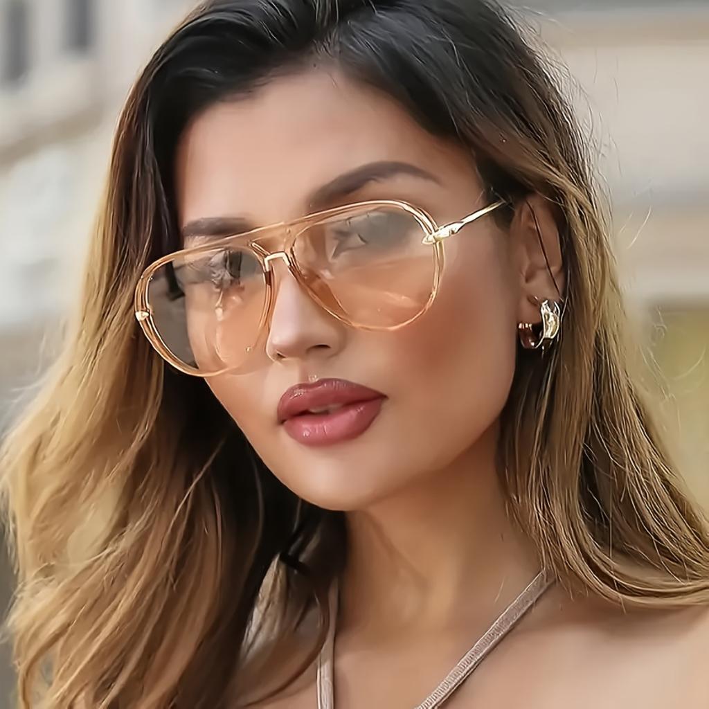 Trendy Frame Fashion Sunglasses for Men Women Outdoor Party Vacation Travel Driving Decor Photo Prop