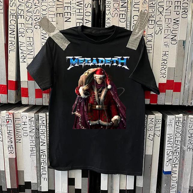 New Vintage Megadeth Merry Christmas Christmas Gift Unisex S5XL Shirt BI99 Unisex T-Shirt L