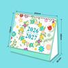 Cactus Desk Calendar January 2026-June 2027 Standing Flip 2026 Desktop Planner Office Supplies Small Monthly Agenda Calendar