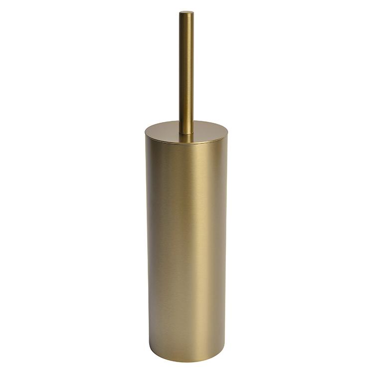 HANGSHAU Gold Bathroom Accessories Metal Stainless Steel 304 Handle Toilet Scrube Holder Toilet Bowl Brush (Gold,M) золотой