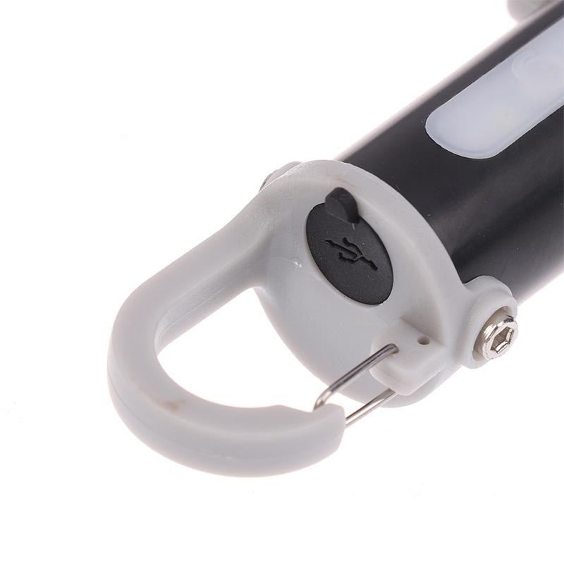 Rechargeable Led Keychain Light Mini Flashlight, Waterproof Work Light For Outdoor Camping Fishing Emergency Usb Charging