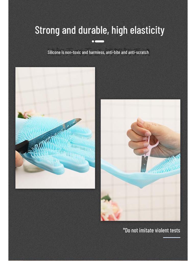 Puppy & Cat Silicone Bath Brush: Gentle Pet Washing Gloves for Golden Retrievers