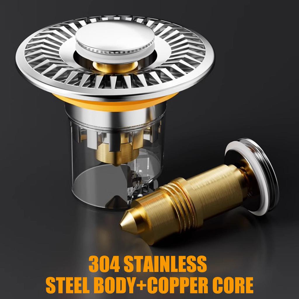 Sink Strainers Anticlogging Drain Stopper Basin Drain Filter Hair Catcher Drain Filter Bounce Cores Bathtub Stopper