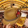 Oktoberfest Hat Widget Beer Trilby Lovely Homburg Hat Unisex Headwear
