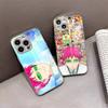 Anime K-Kusuo Saiki Handyhülle Für IPhone 17 Pro Max 15 Pro 16 14 Plus 12 13 Mini 11 Pro Stoßfeste Galvanisierte Glasabdeckung