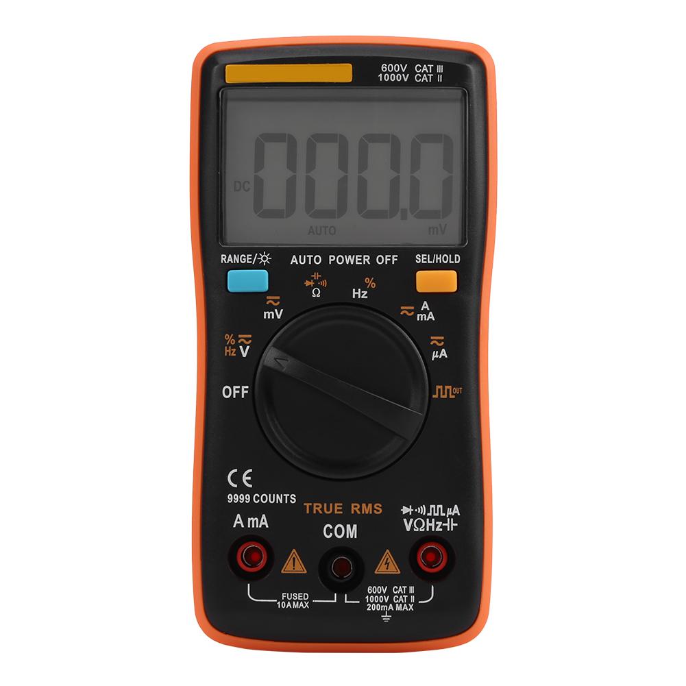 ANENG AN8008 Gerçek RMS Dijital Multimetre AC DC Voltaj Ampermetre Akım Ohm Ölçer