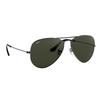 Ray-Ban Metal Round Frame Grey Aviator Sunglasses for Men