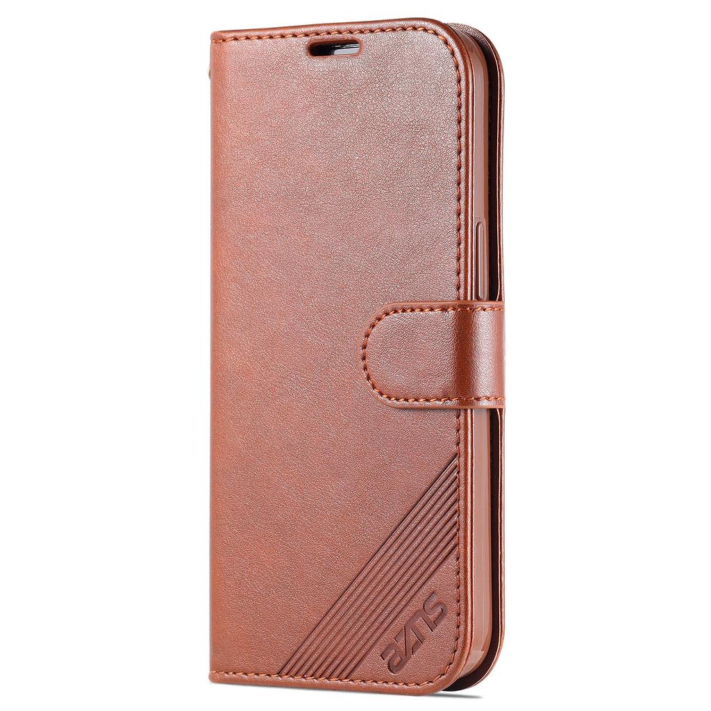 Für iPhone 16 Pro Max Brieftasche Handyhülle Kratzfeste PU Leder Ständerabdeckung