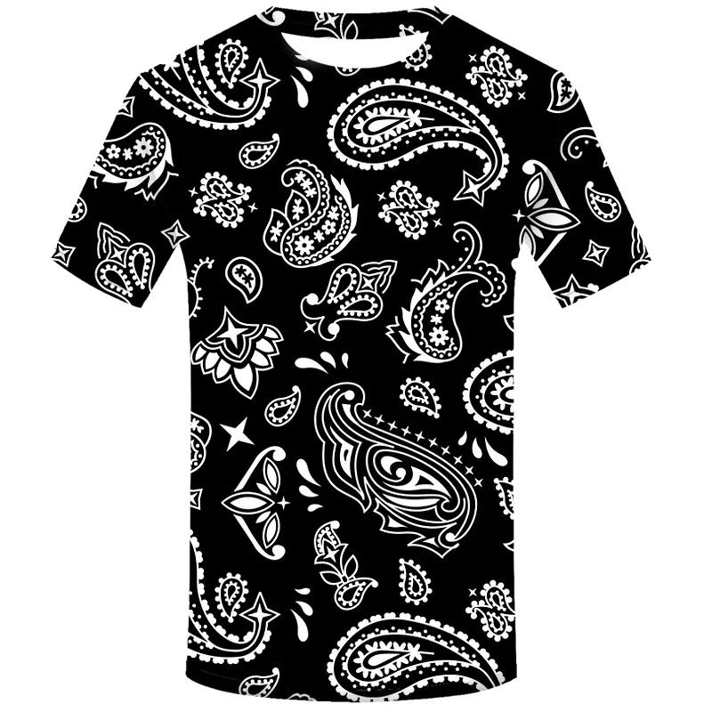 Bobby 2 Mode Bandana Grafische T-shirts Zomer Trend Korte Mouw Heren 3D Geprinte T-shirts Casual Streetwear Oversized Coole T-shirts Tops 5XL