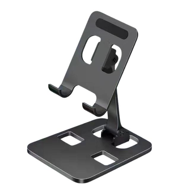 Mobile Phone Accessories Desk Holder Folding Metal Cell Phone Display Stand Flexible Universal Mobile Phone Holder Stand Insert чёрный