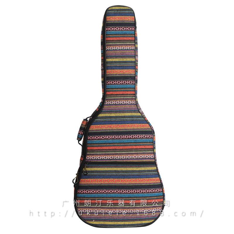 40/41 Inch Electric Guitar Case Ethnic Knitting Style Classical Acoustic Guitar Thickened Internal