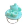 Simulation Kettle Tea Set Rings Adjustable Finger Rings New Chinese Style Adorment Stackable Rings Accessory for Women