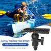 Fish Finder Mount Base 360 Degree Rotation Ball-Mount Fish Finder Bracket Stainless Steel Electronic Fish Finder Holder
