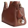 Coach Ella Metallic Accents Solid Design Leather Shoulder Bag Small Women Shoulder Bag Brown CDY38-IMR1W