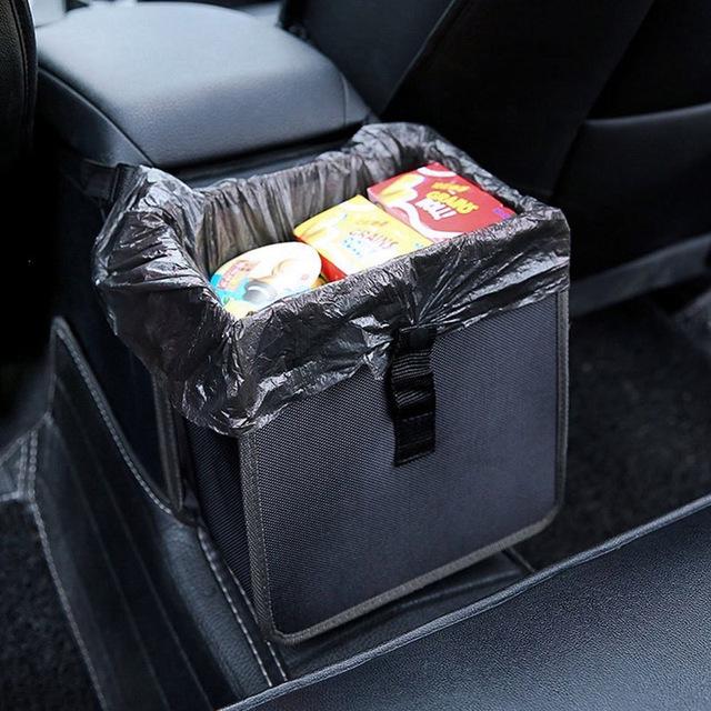 Waterproof Car Trash Can & Storage Organizer