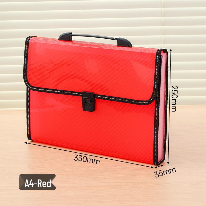 Student Document Organizer A4 Multi-layer Accordion Bag for Test Papers & Files