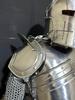 Mittelalterliches Ritterkostüm Rüstungsset mit Barbuta-Helm Cosplay LARP Kostüm