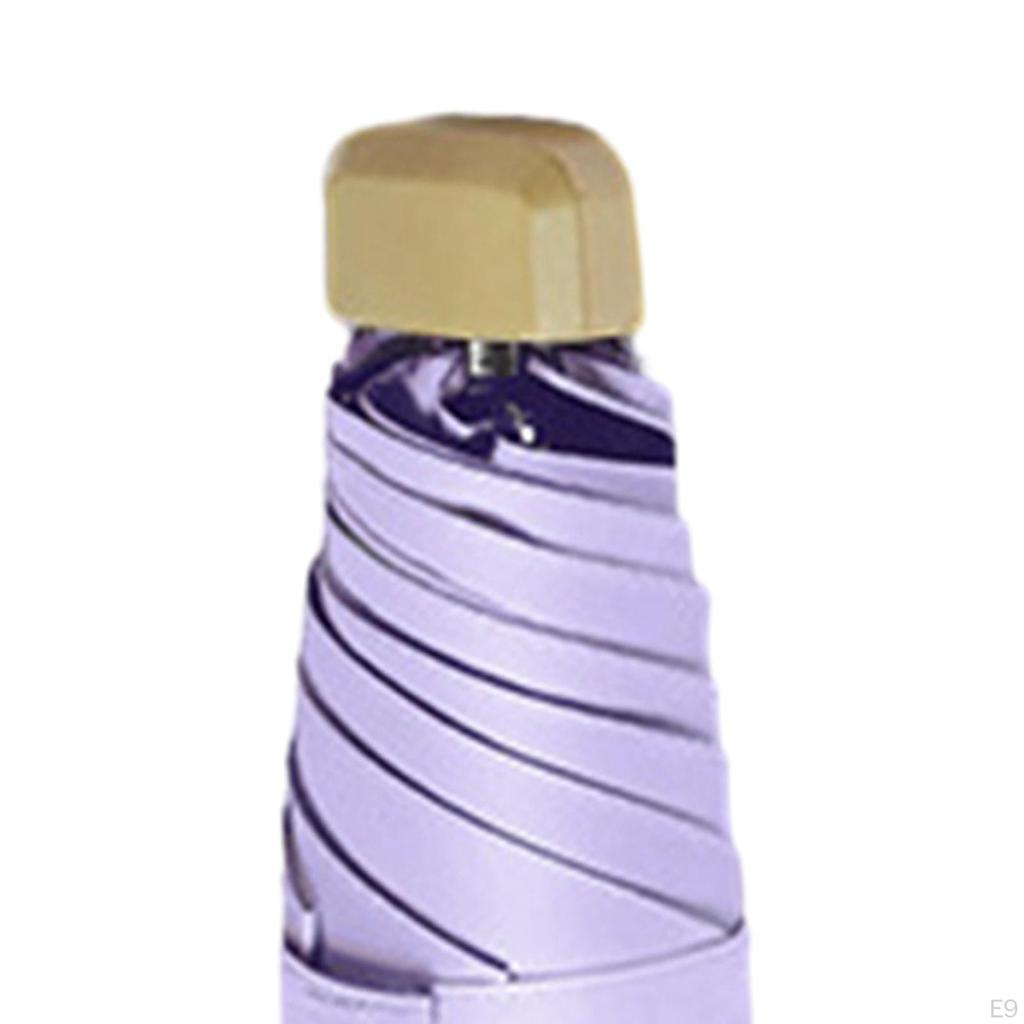 Mini Umbrella for Purse Travel Portable Men Women Rain Umbrellas Hiking