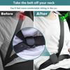 Car Seatbelt Adjuster 2 Pieces Universal Soft Protective Seat Belt Adjuster Locking Clips Seatbelt Locator For SUV Vehicle