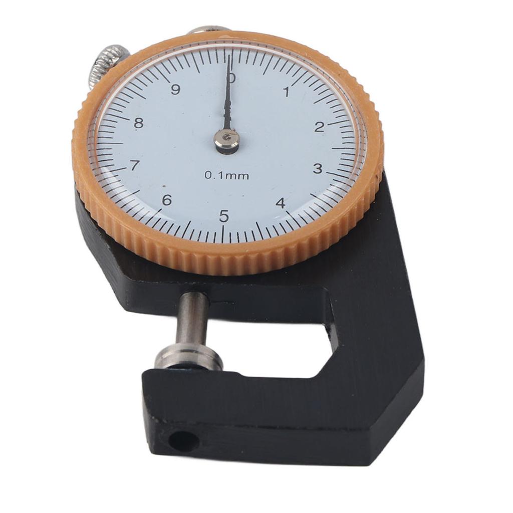 0~10mm Tykkelsesmåler Flatt Hode Tykkelsestester Tykkelsesmåling Ur 0.1mm