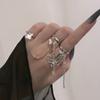Punk Cool HipHop Chain Tassel Rings for Women Multi-layer Adjustable Open Finger Rings Set Party Gift Jewelry 1