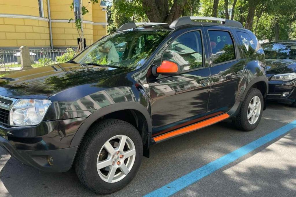 Накладки на арки (4 шт, черные ABS) для Renault Duster 2008-2017 гг