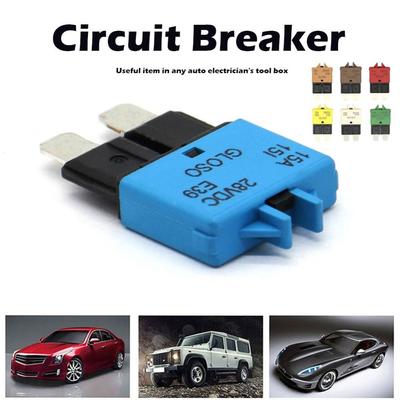 5-30A Circuit Breaker Automatic Recovery Fuse Adapter  Car Motorcycle Truck Boat Marine