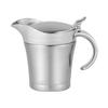 450ml Stainless Steel Sauce Dispenser Double Insulated Gravy Boat With Hinged Lid For Restaurant Household Vinaigrette