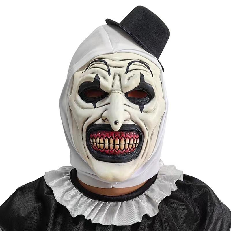 Enge clown latex masker Halloween feestkostuum accessoire voor cosplay en thema-evenementen