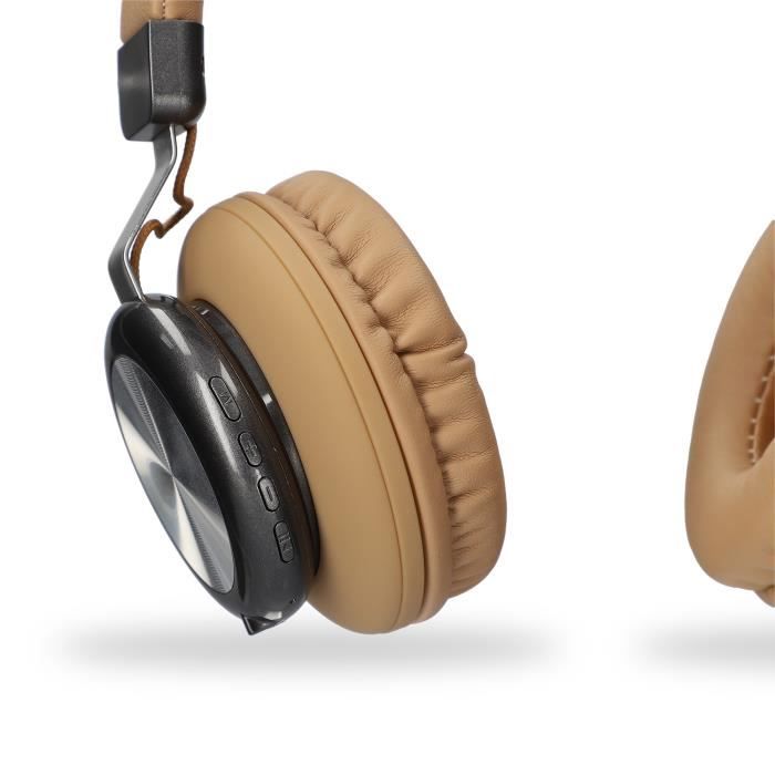 Casque Audio Ksix Retro2 - Brown - TU - Protection Auditive - Homme