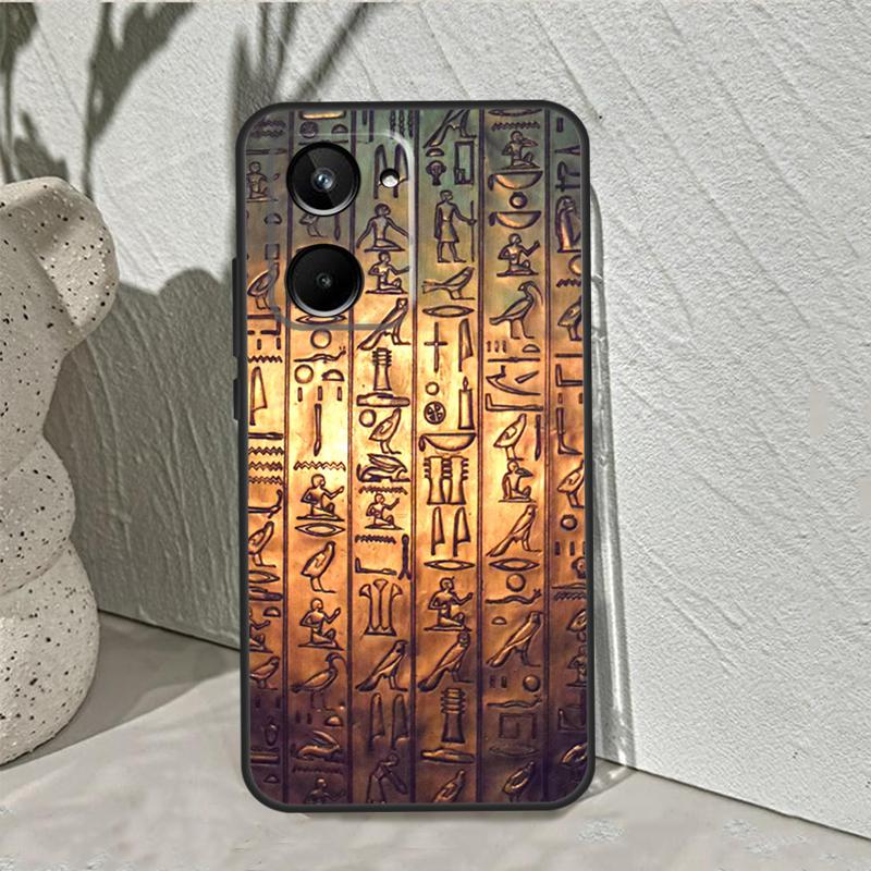 

Египетские Иероглифы Для Realme C55 C53 C67 C75 C71 C61 C33 C63 C51 C65 10 11 12 13 14 Pro Plus GT7 15 Pro Чехол Realme C61