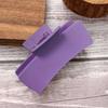 Elegant Solid Color Square Hair Claw Clip for Stylish Hair Buns