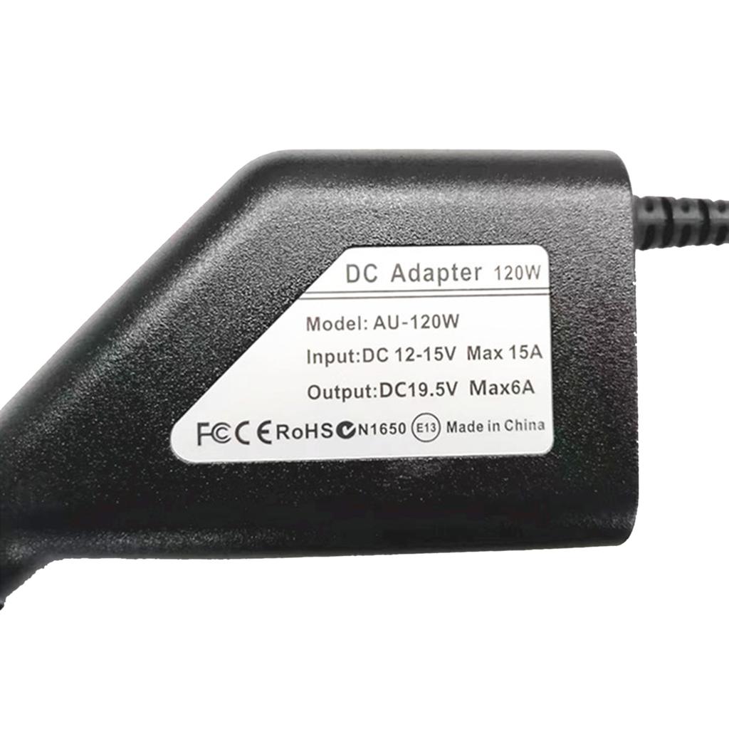 Nabíječka do auta pro notebook 19V 6.32A 120W Přenosný napájecí zdroj pro notebooky Asus FX50J FX63V 5.5x2.5MM