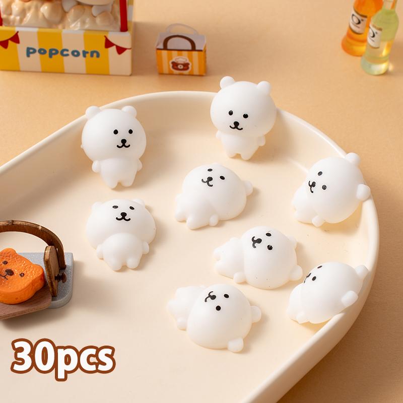 Kawaii Mochi Sıkılabilen Oyuncaklar Karikatür Ayı Sıkma Stres Giderici Sıkılgan Eğlenceli Yumuşak Duyusal Soyut Yapışkan Oyuncak Parti Hediyesi Hediye