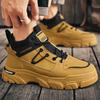 Men's Sneakers 2025Autumn High Top Casual Shoes for Men Platform Lace Up Jogging Trainers Waterproof Wear Resistant Tooling Shoe