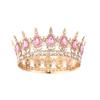 Women's Crown Adults Sparkling Headband Alloy Rhinestones Costume Hairpieces for Weddings Birthdays Proms and Pageants