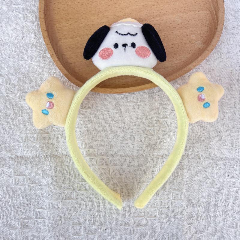 Adorable 2024 Cartoon Hair Tie & Plush Headband Set for Women - Cute Hair Accessories & Gift