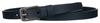 Lady Wide Leather Belt NO.2 Navy 100