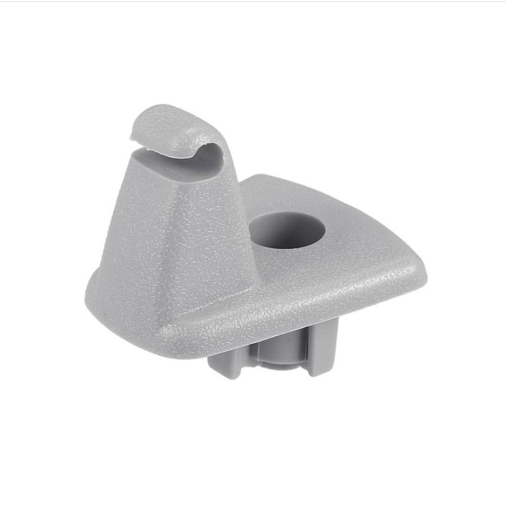 Car Visor Hook Clips Fixing Pegs Gray Oem 1EJ51BD1AA
