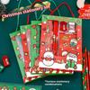 6 Stück/Set Cartoon Weihnachten Bleistiftspitzer Radiergummis Bleistifte Lineale Kawaii Kinder Schreibset Schulschreibwarenzubehör