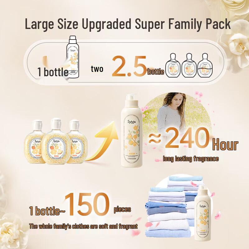 Dove Nourishing Beauty Shower Gel & Xanvia Scent Booster Bundle