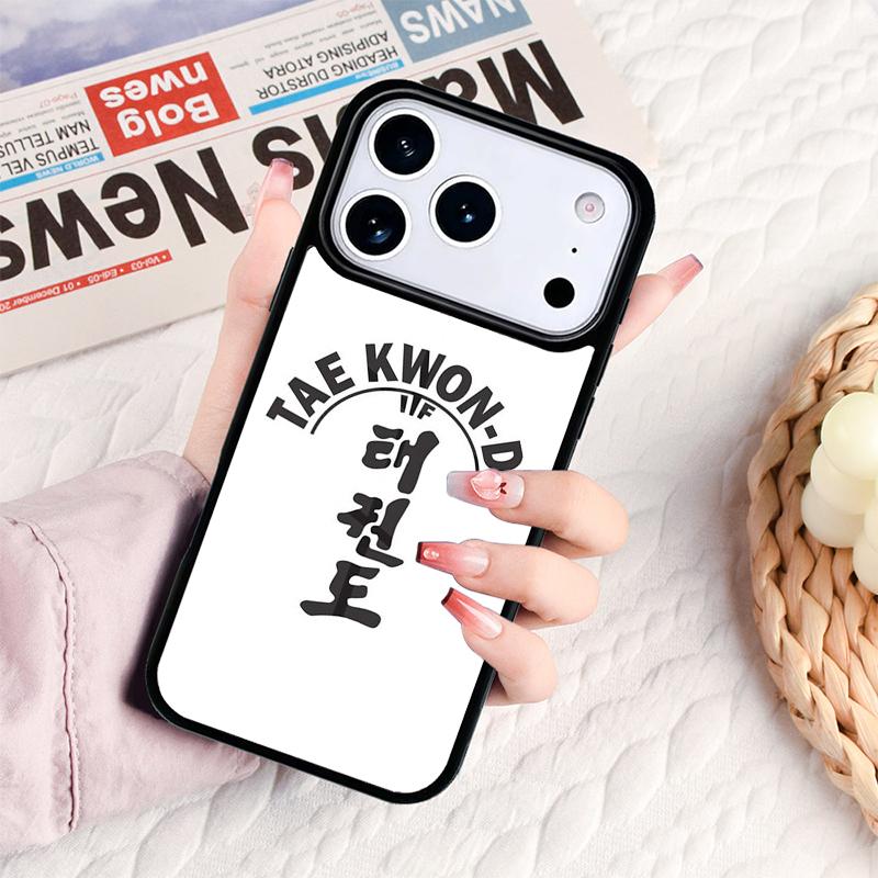Coque de téléphone Kung Fu Karate Taekwondo JIU JITSU judo Pour IPhone 17 16e 15 14 13 12 11 Pro Max Air Mini Housse de Protection Souple