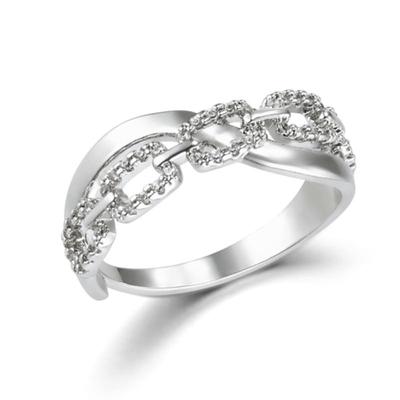 GEIGER Jewelry Cross Chain Open Ring GIBRWR003
