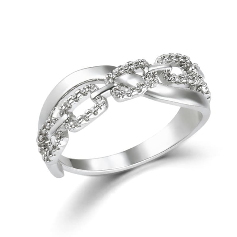 GEIGER Jewelry Cross Chain Open Ring GIBRWR003