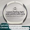 Leather Car Steering Wheel Cover for Citroen C1 C2 C3 C4 C5 C6 C4L VTS Berlingo Picasso Aircross Sega Ely See C3-XR Accessories L9