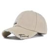 Washed Cotton Baseball Cap Wide Brim Embroidery Hat Versatile Trend Hat  Unisex