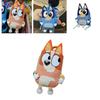 Bluey Plush School Backpack For Children Cute And Colorful Toddler Bag With Mobile Phone Pocket