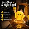 Soft Warm LED Bedroom Lighting Sports Ball Silicone Night Light, 7 Styles Football Basketball Tennis Golf Amber Atmosphere Tap Lamp, USB Rechargeable